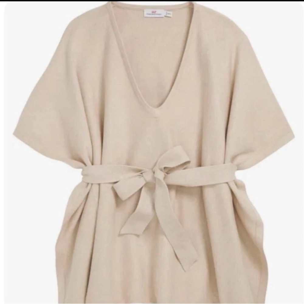 Vineyard Vines Cappuccino Heather Poncho large